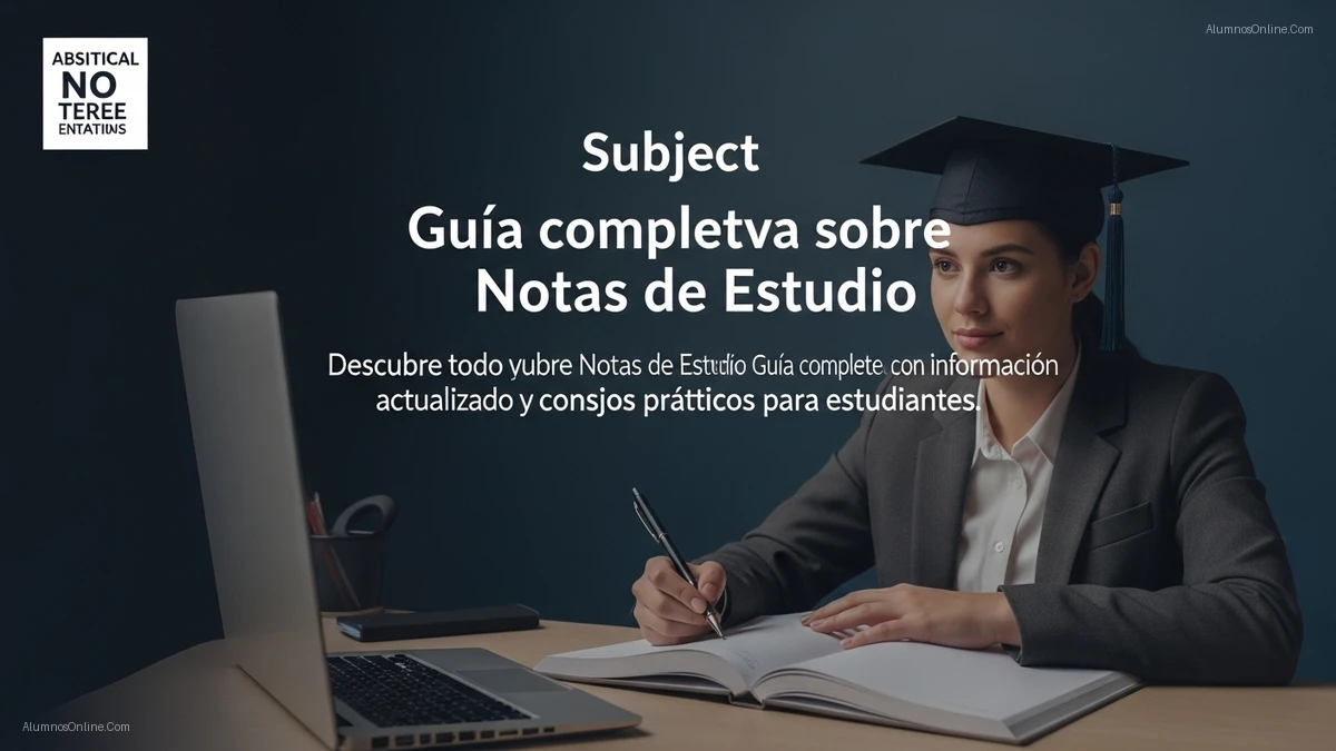 Todo lo que necesitas saber sobre Notas de Estudio