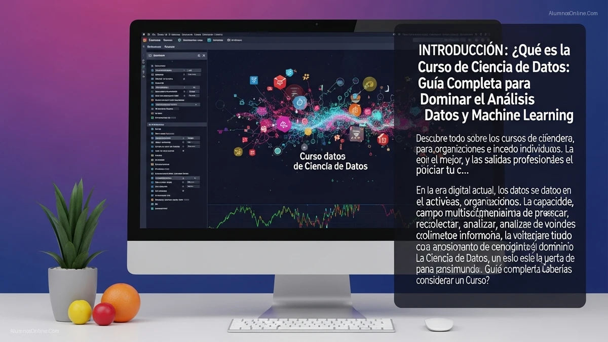 Curso de Ciencia de Datos: Tu Pasaporte al Futuro del AnÃ¡lisis y la Inteligencia Artificial