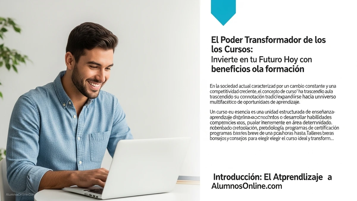 GuÃ­a Completa sobre Cursos: CÃ³mo Elegir, Aprender y Triunfar en la Era del Conocimiento