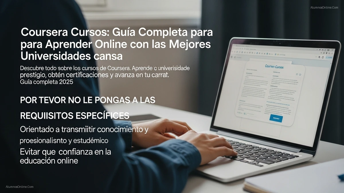 Coursera Cursos: Tu Pasaporte al Conocimiento Global y al Ãxito Profesional