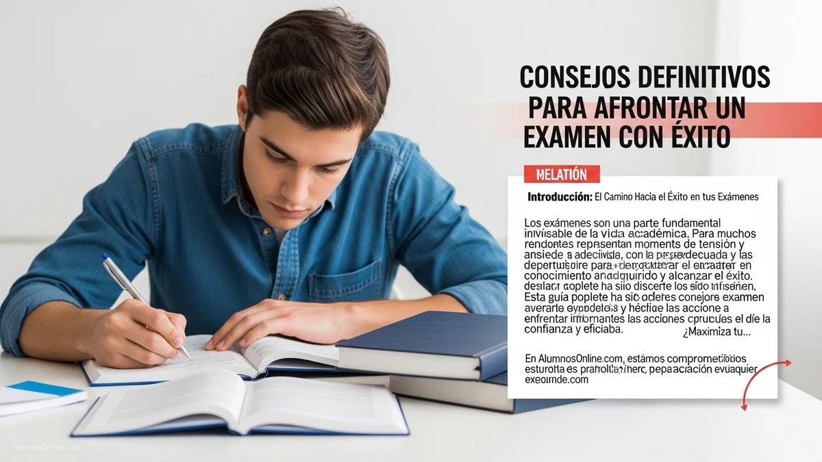 GuÃ­a Completa de Consejos para un Examen: De la PreparaciÃ³n al Ãxito