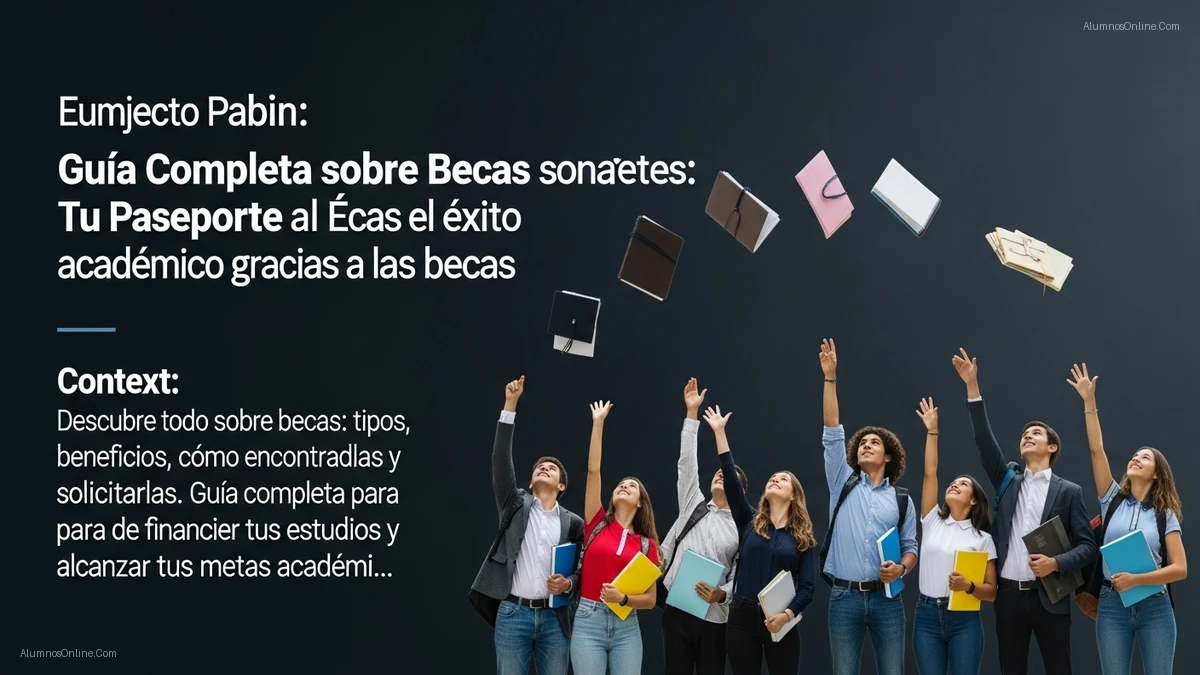 Becas: La GuÃ­a Definitiva para Financiar Tus Estudios y Alcanzar Tus SueÃ±os