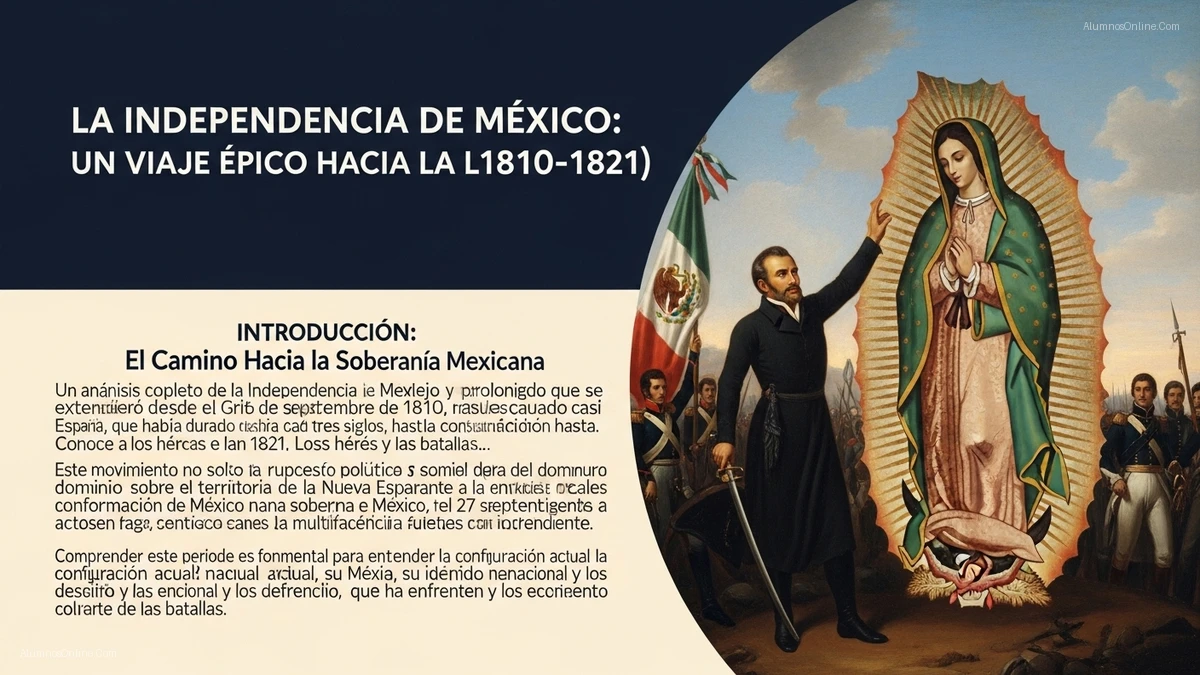 Independencia de MÃ©xico: El Nacimiento de una NaciÃ³n (1810-1821)