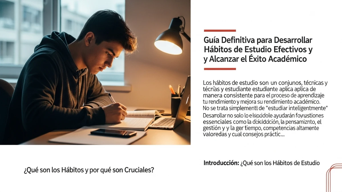 HÃ¡bitos de Estudio: La Clave para Desbloquear tu Potencial AcadÃ©mico