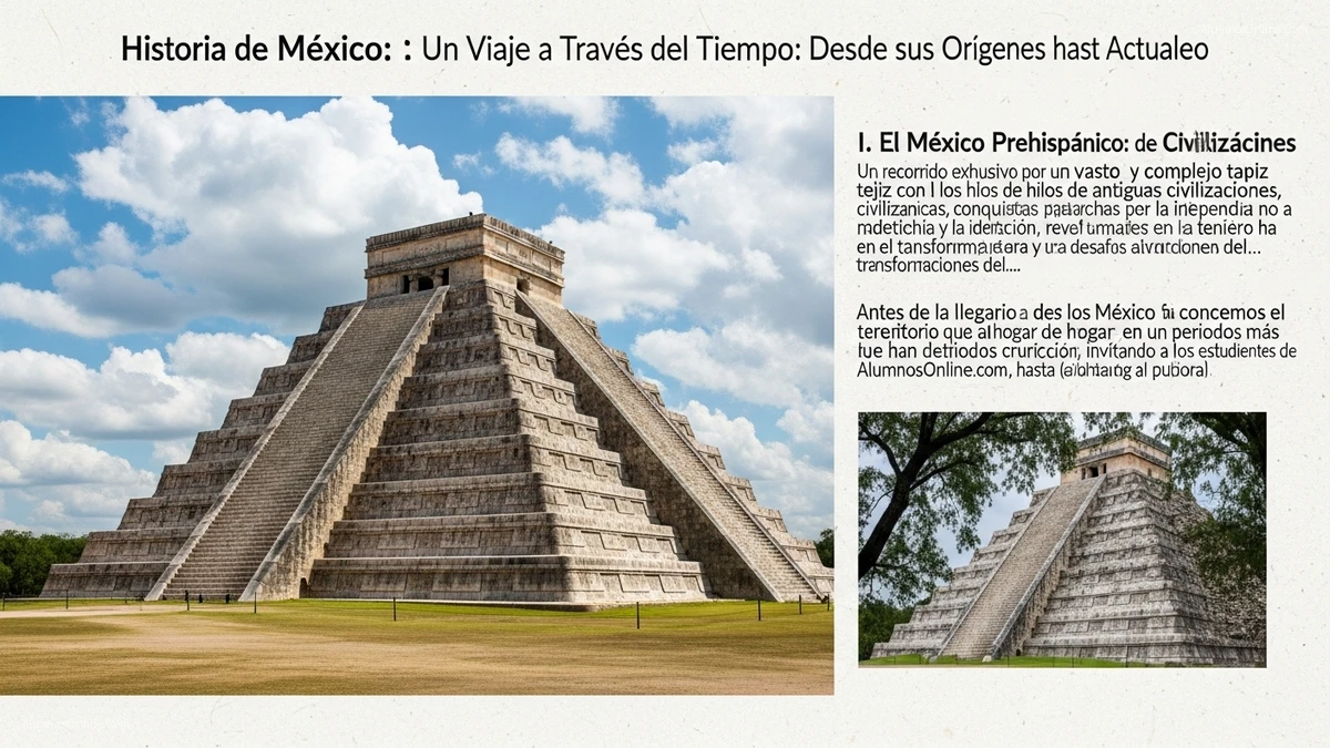 Historia de MÃ©xico: Un Tapiz de Culturas, Luchas y Transformaciones