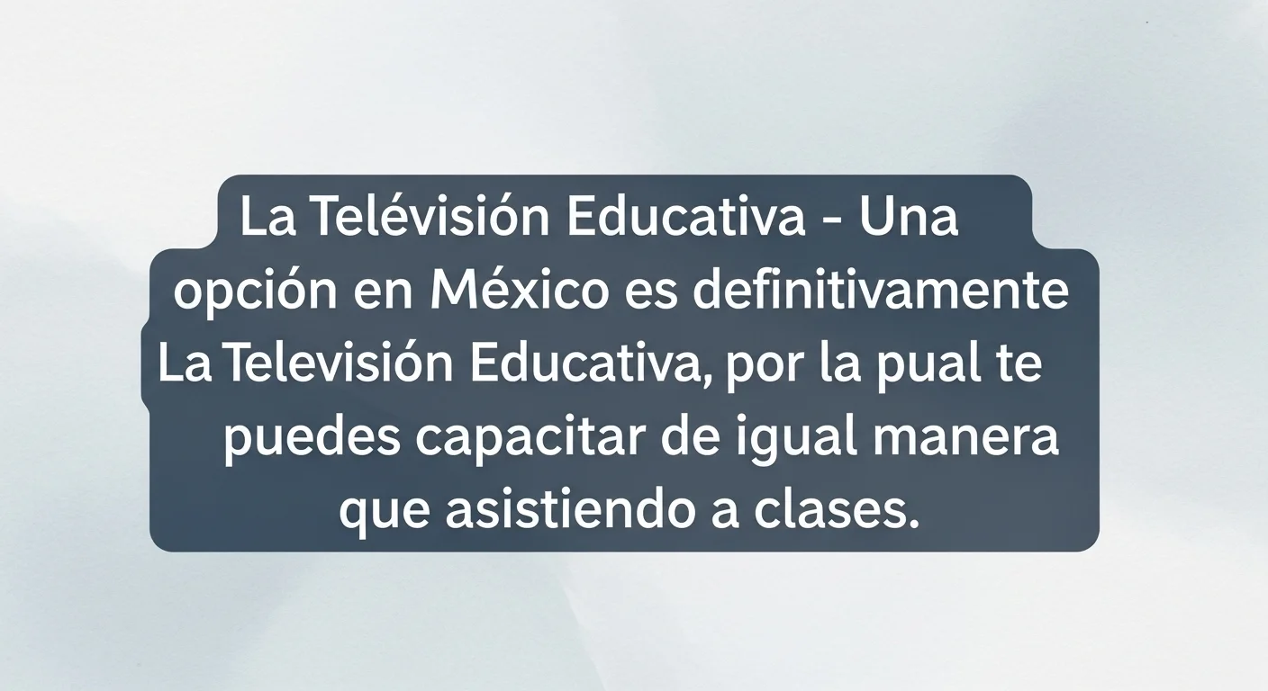 La Television Educativa
