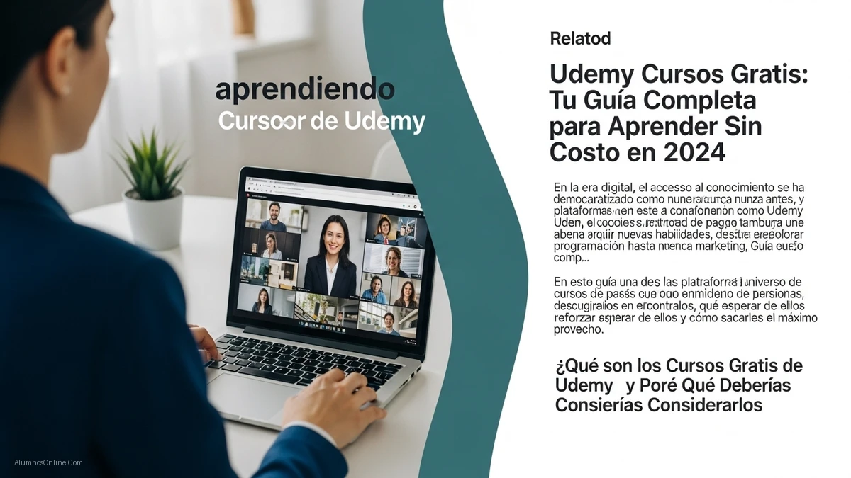 Udemy Cursos Gratis: La Puerta de Entrada al Conocimiento Ilimitado Sin InversiÃ³n